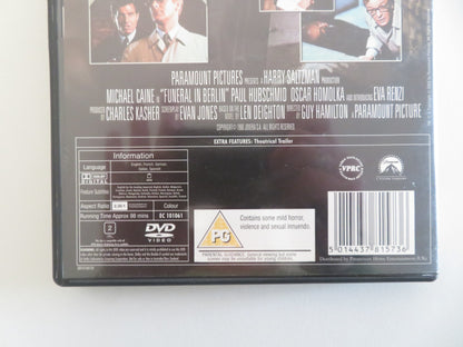 FUNERAL IN BERLIN (DVD) MICHAEL CAINE PAUL HUBSCHMID 1966 REGION 2