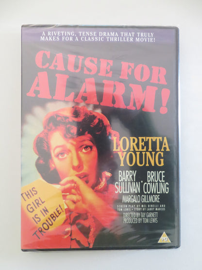 CAUSE FOR ALARM! (DVD) LORETTA YOUNG BARRY SULLIVAN 1951 REGION 0