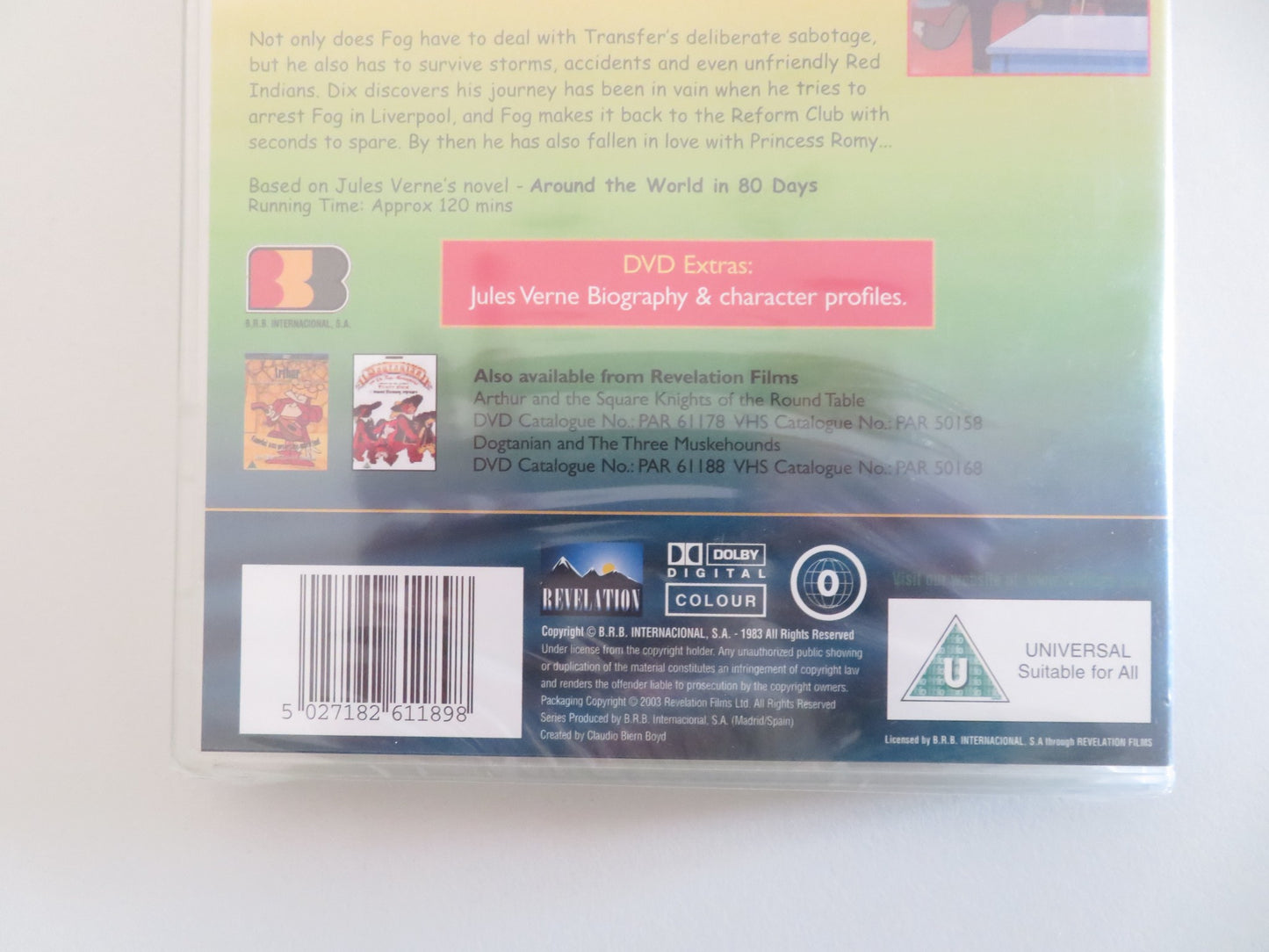 AROUND THE WORLD WITH WILLY FOG - 5 EPISODES (DVD) 1983 REGION 0