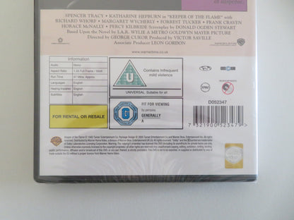 KEEPER OF THE FLAME (DVD) SPENCER TRACY KATHARINE HEPBURN 1942 REGION 2