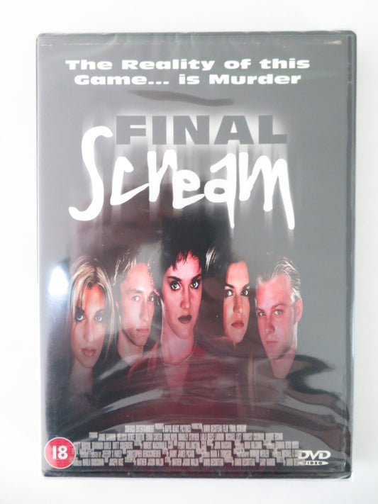 FINAL SCREAM (DVD) JAMIE GANNON MELISSA RENEE MARTIN 2001 REGION 2