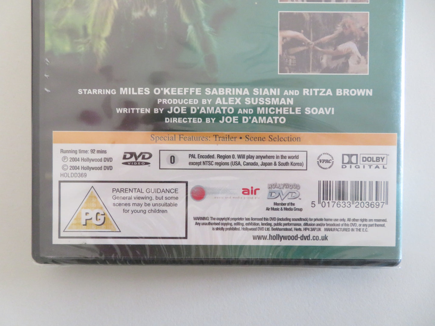 ATOR: THE FIGHTING EAGLE (DVD) MILES O'KEEFE SABRINA SIANI 1982 REGION 0