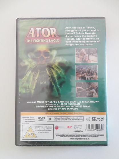 ATOR: THE FIGHTING EAGLE (DVD) MILES O'KEEFE SABRINA SIANI 1982 REGION 0