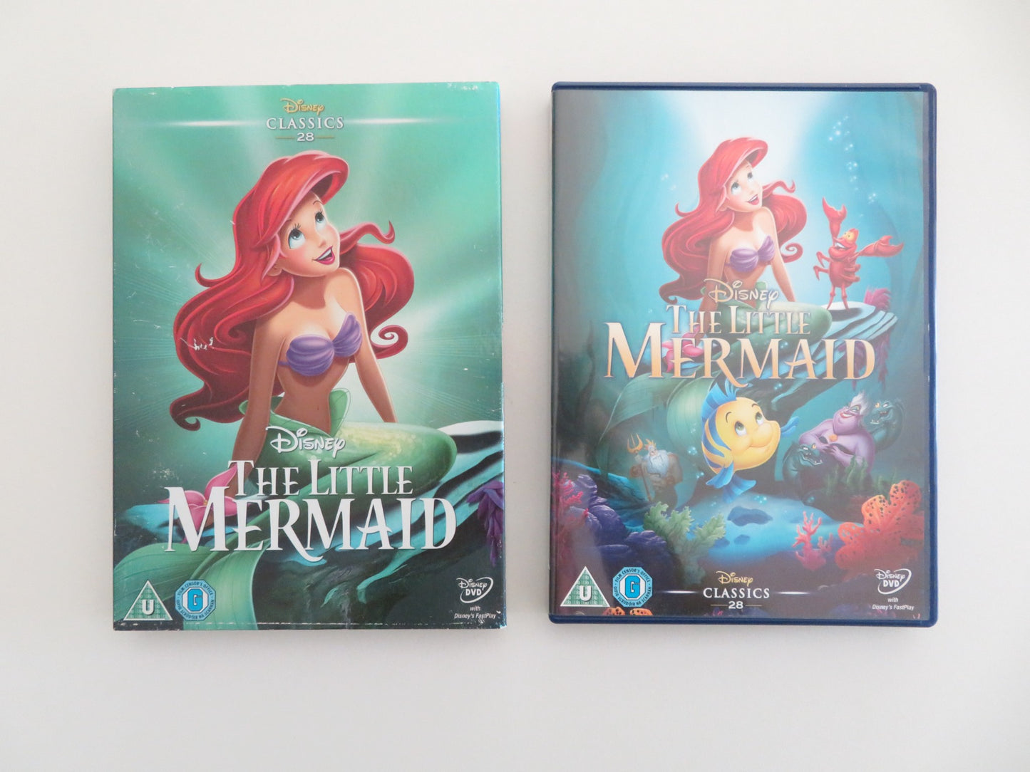 THE LITTLE MERMAID (DVD) DISNEY JODI BENSON PAT CARROLL 1989 REGION 2