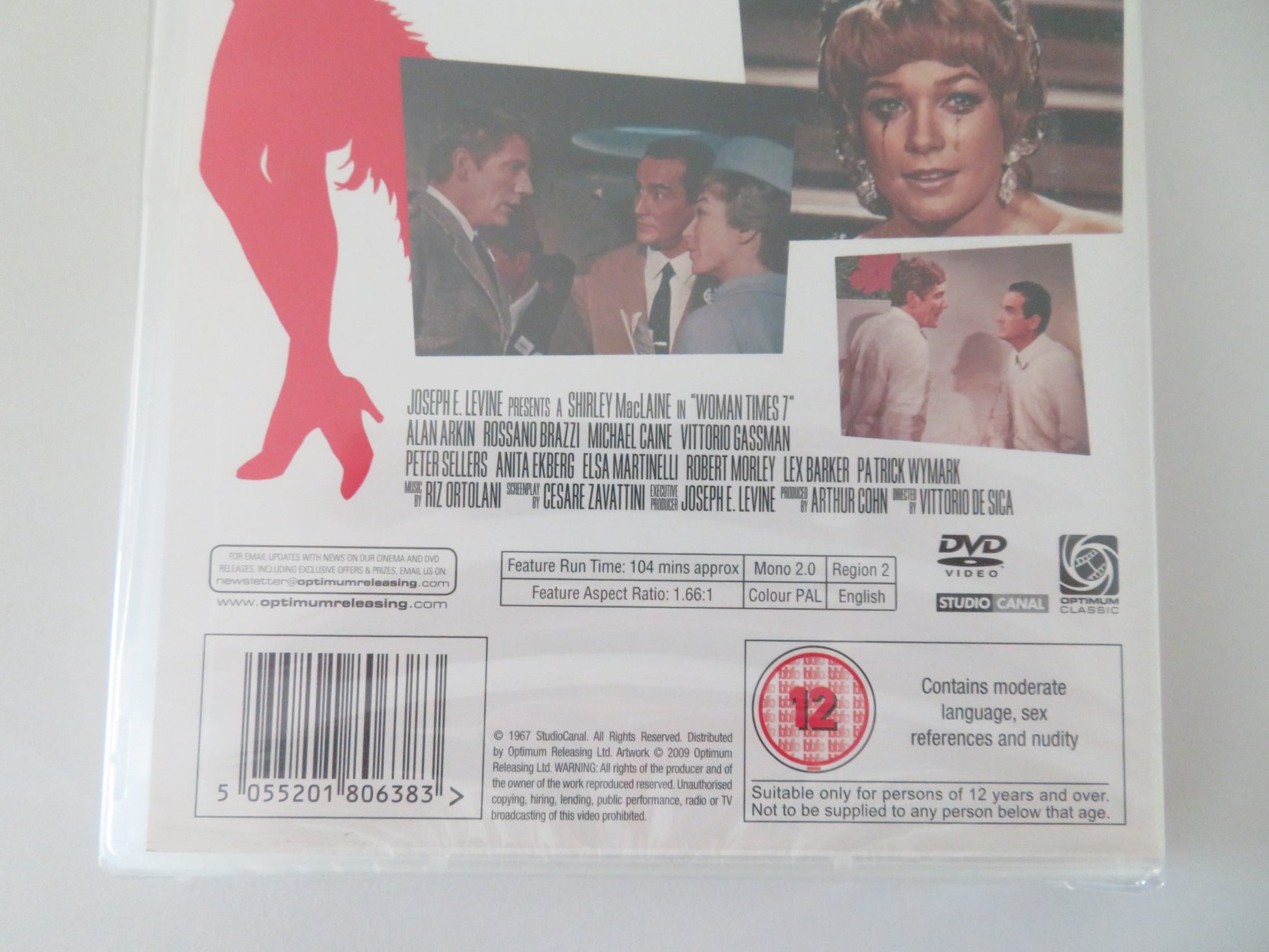 WOMAN TIMES SEVEN (DVD) ALAN ARKIN ROSSANO BRAZZI 1967 REGION 2 - Rendezvous Cinema
