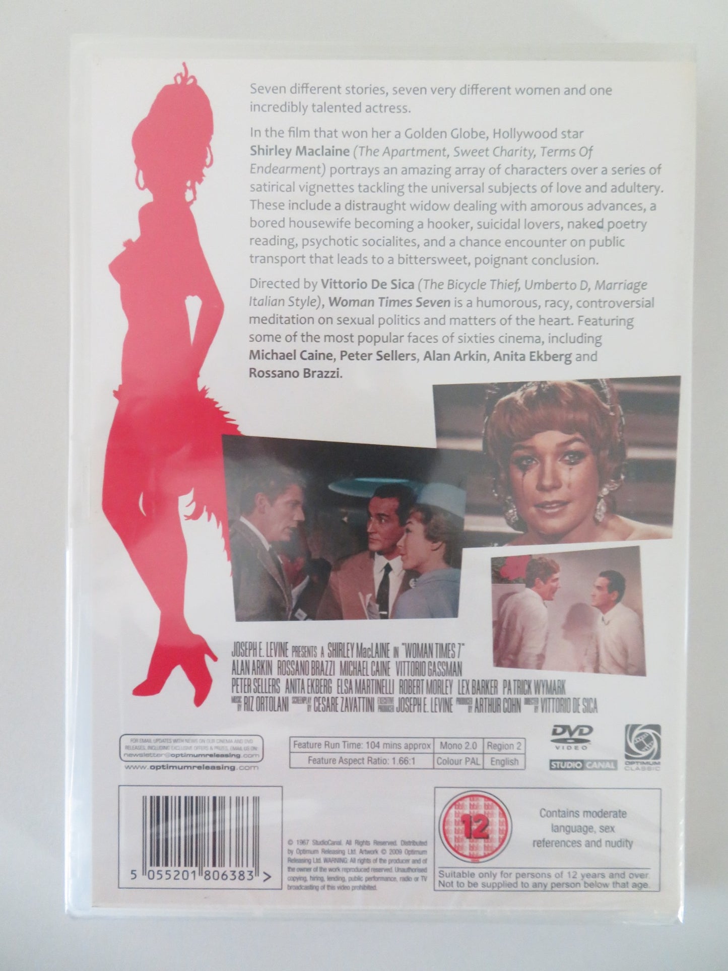WOMAN TIMES SEVEN (DVD) ALAN ARKIN ROSSANO BRAZZI 1967 REGION 2 - Rendezvous Cinema