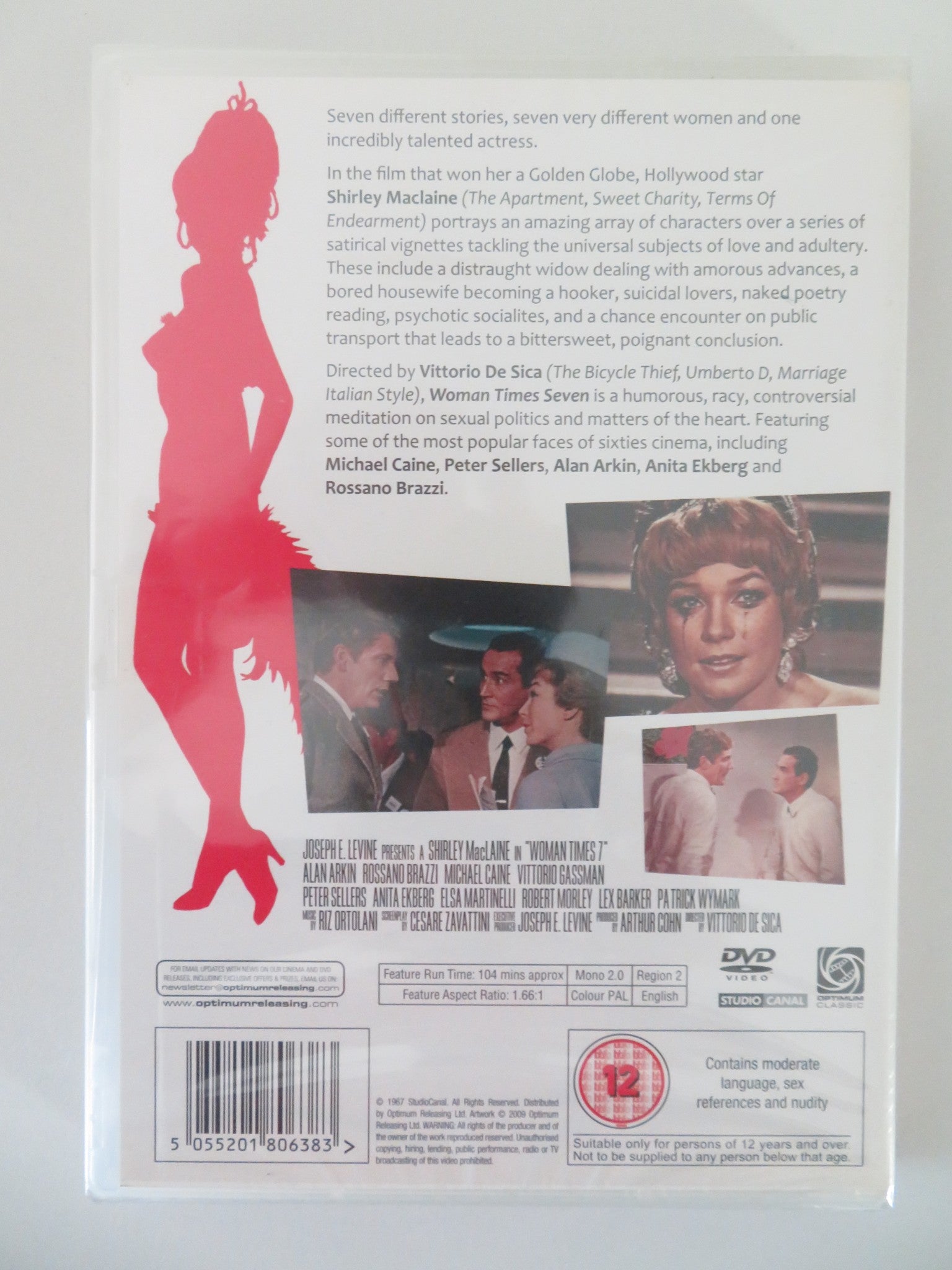 WOMAN TIMES SEVEN (DVD) ALAN ARKIN ROSSANO BRAZZI 1967 REGION 2 - Rendezvous Cinema