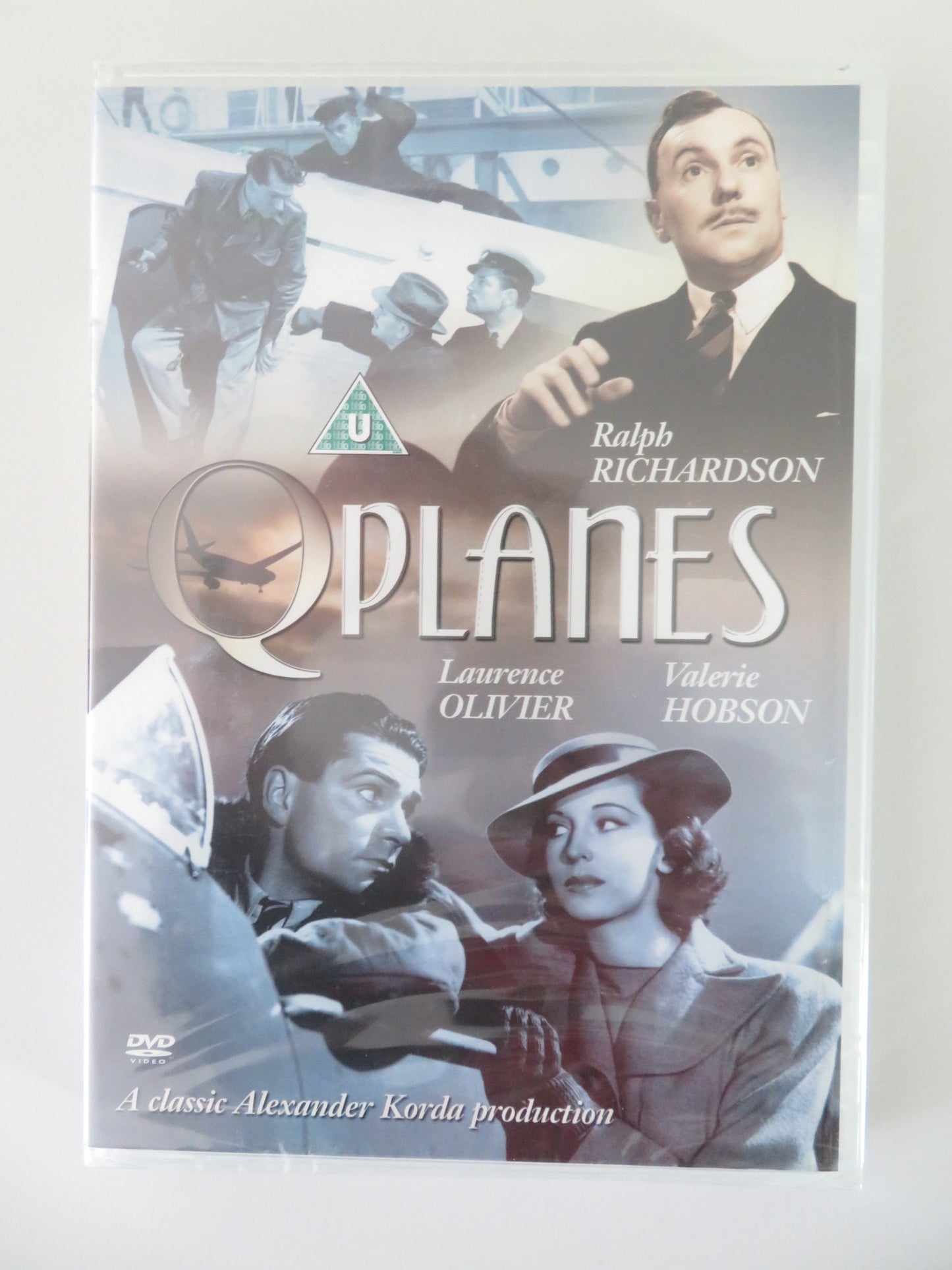 Q PLANES / CLOUDS OVER EUROPE (DVD) RALPH RICHARDSON L. OLIVIER 1939 REGION 2