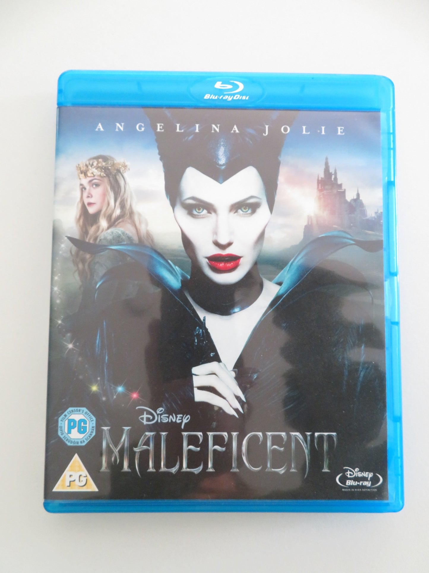 MALEFICENT (BLU-RAY) DISNEY ANGELINA JOLIE ELLE FANNING 2014 REGION A,B,C