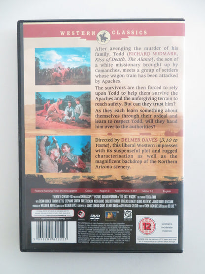 THE LAST WAGON (DVD) RICHARD WIDMARK FELICIA FARR 1956 REGION 2