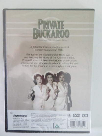 PRIVATE BUCKAROO (DVD) HARRY JAMES PATTY ANDREWS 1942 REGION 0 - Rendezvous Cinema