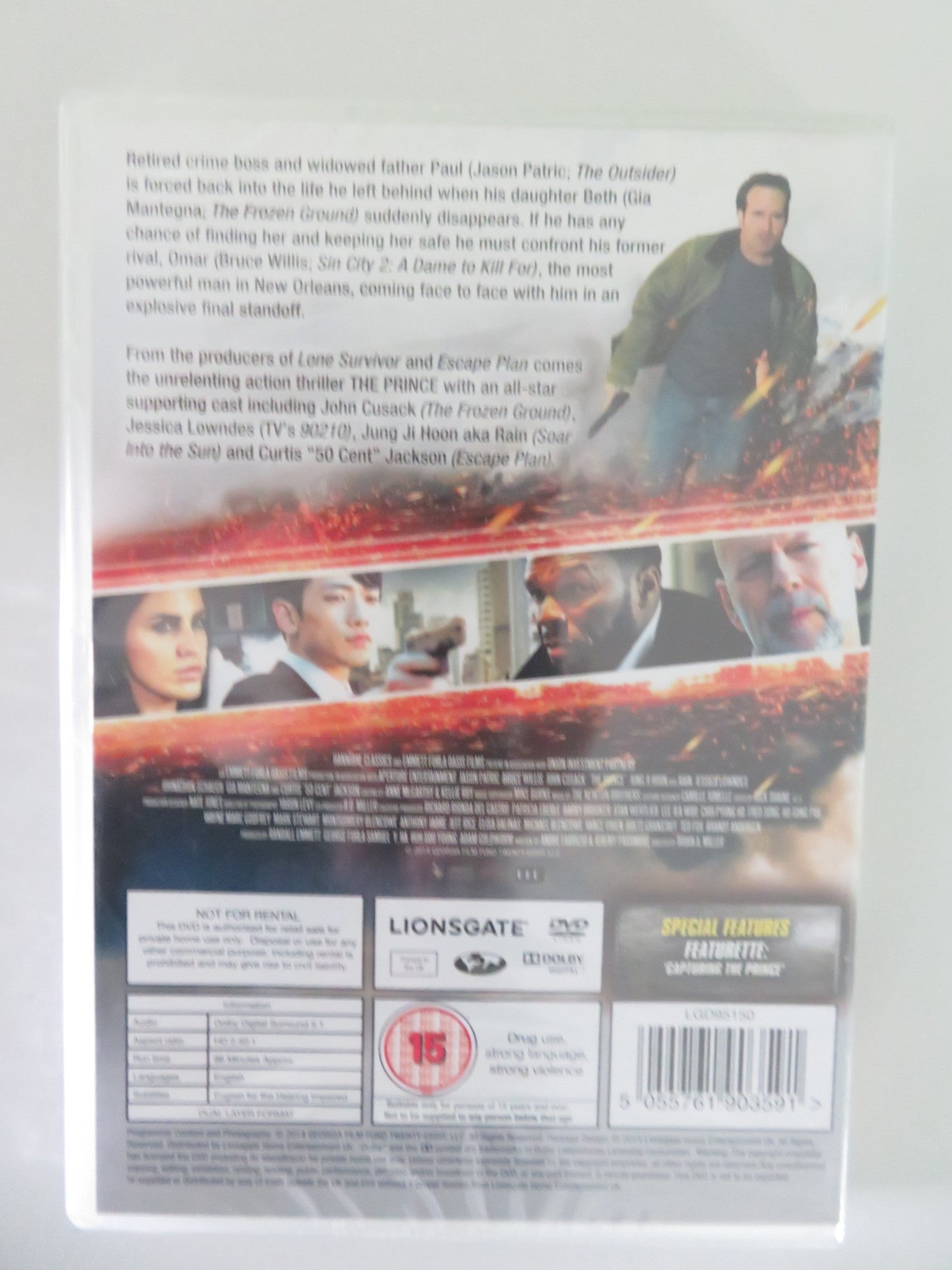 THE PRINCE (DVD) JASON PATRIC JESSICA LOWNDES 2014 REGION 2 - Rendezvous Cinema