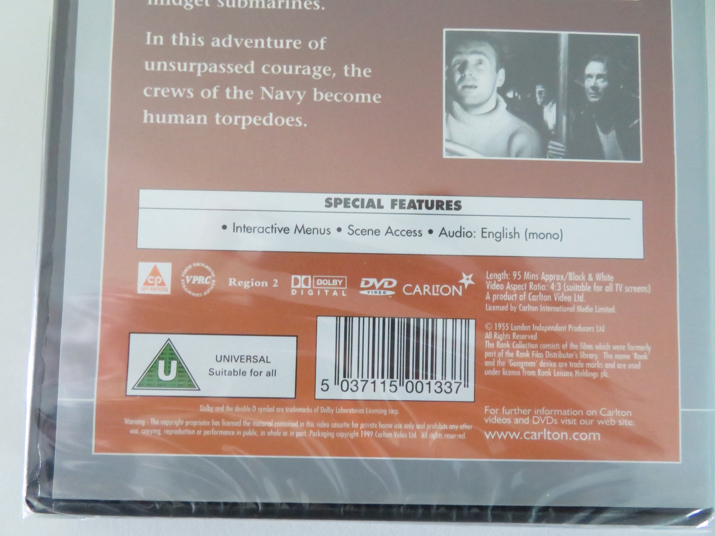 ABOVE US THE WAVES (DVD) JOHN MILLS JOHN GREGSON 1955 REGION 2 - Rendezvous Cinema