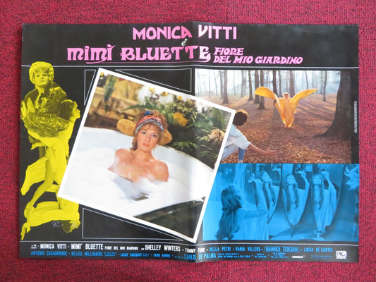MIMI BLUETTE... FIORE DEL MIO GIARDINO - G ITALIAN FOTOBUSTA POSTER VITTI 1976 - Rendezvous Cinema