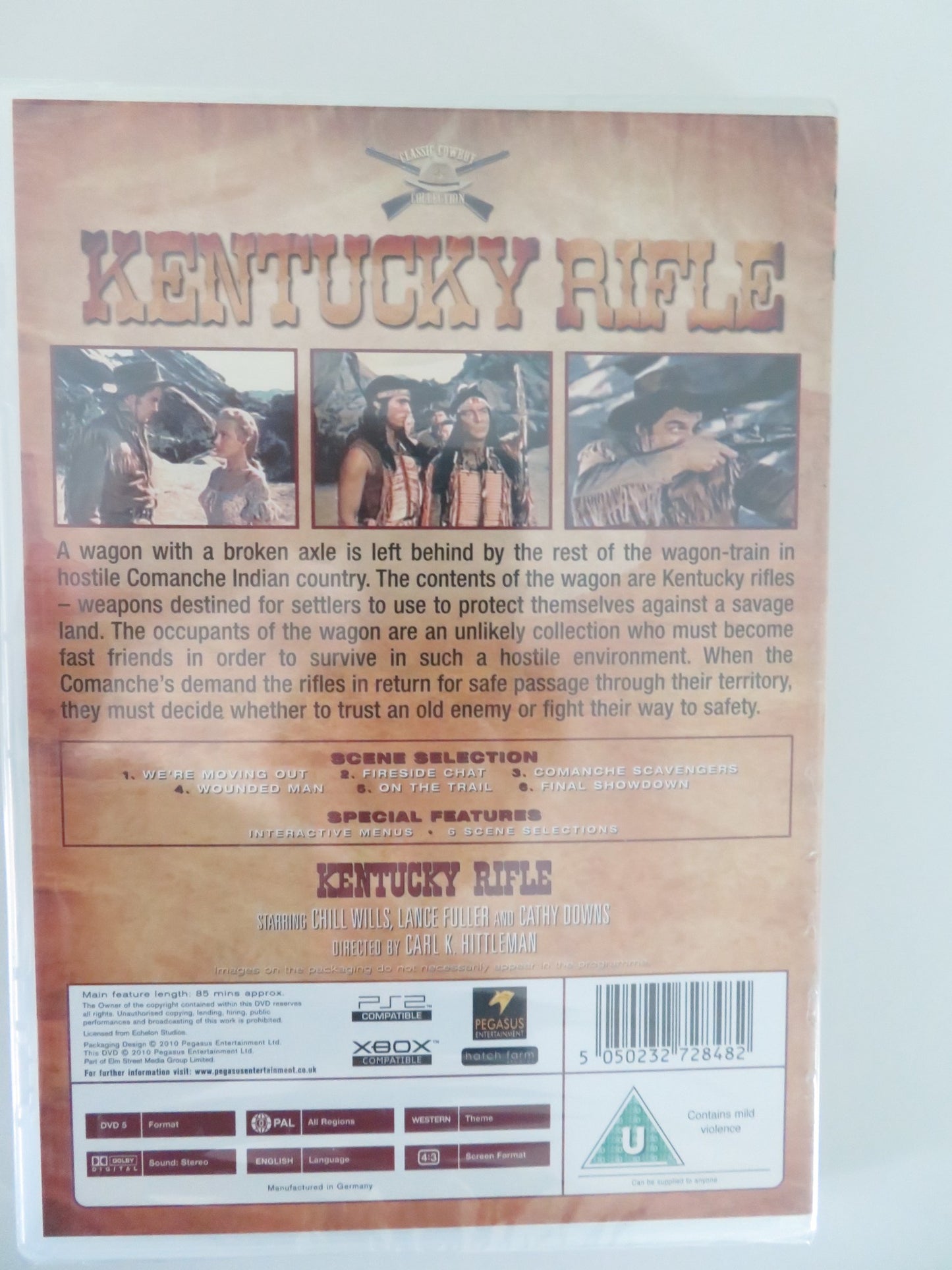 KENTUCKY RIFLE (DVD) CHILL WILLS STERLING HOLLOWAY 1955 REGION 0 - Rendezvous Cinema