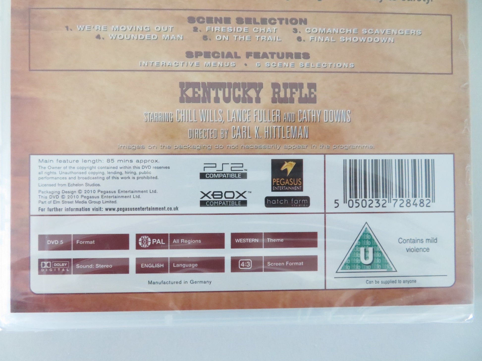 KENTUCKY RIFLE (DVD) CHILL WILLS STERLING HOLLOWAY 1955 REGION 0 - Rendezvous Cinema