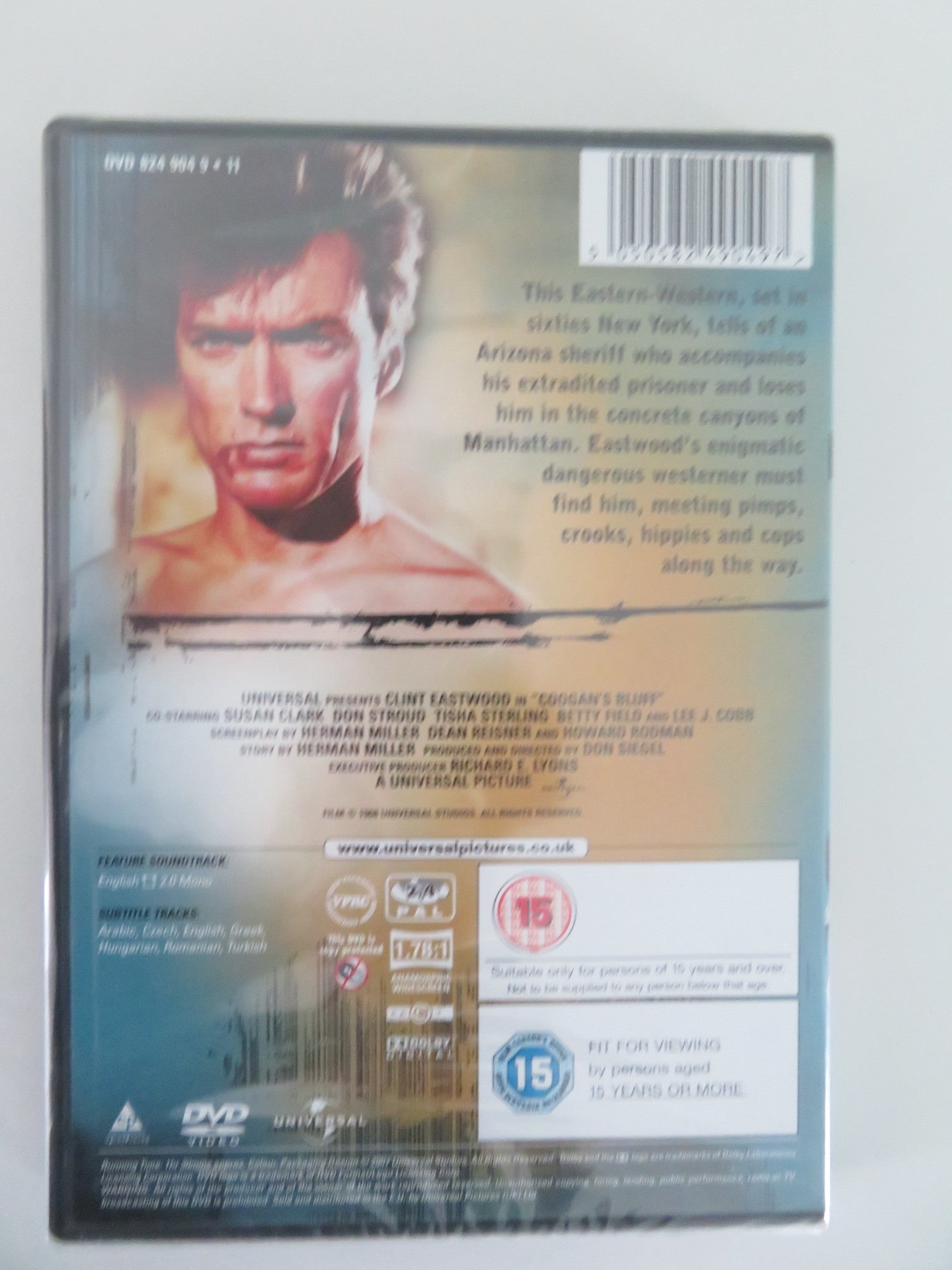 COOGAN'S BLUFF - B (DVD) CLINT EASTWOOD LEE J. COBB 1968 REGION 2 - Rendezvous Cinema