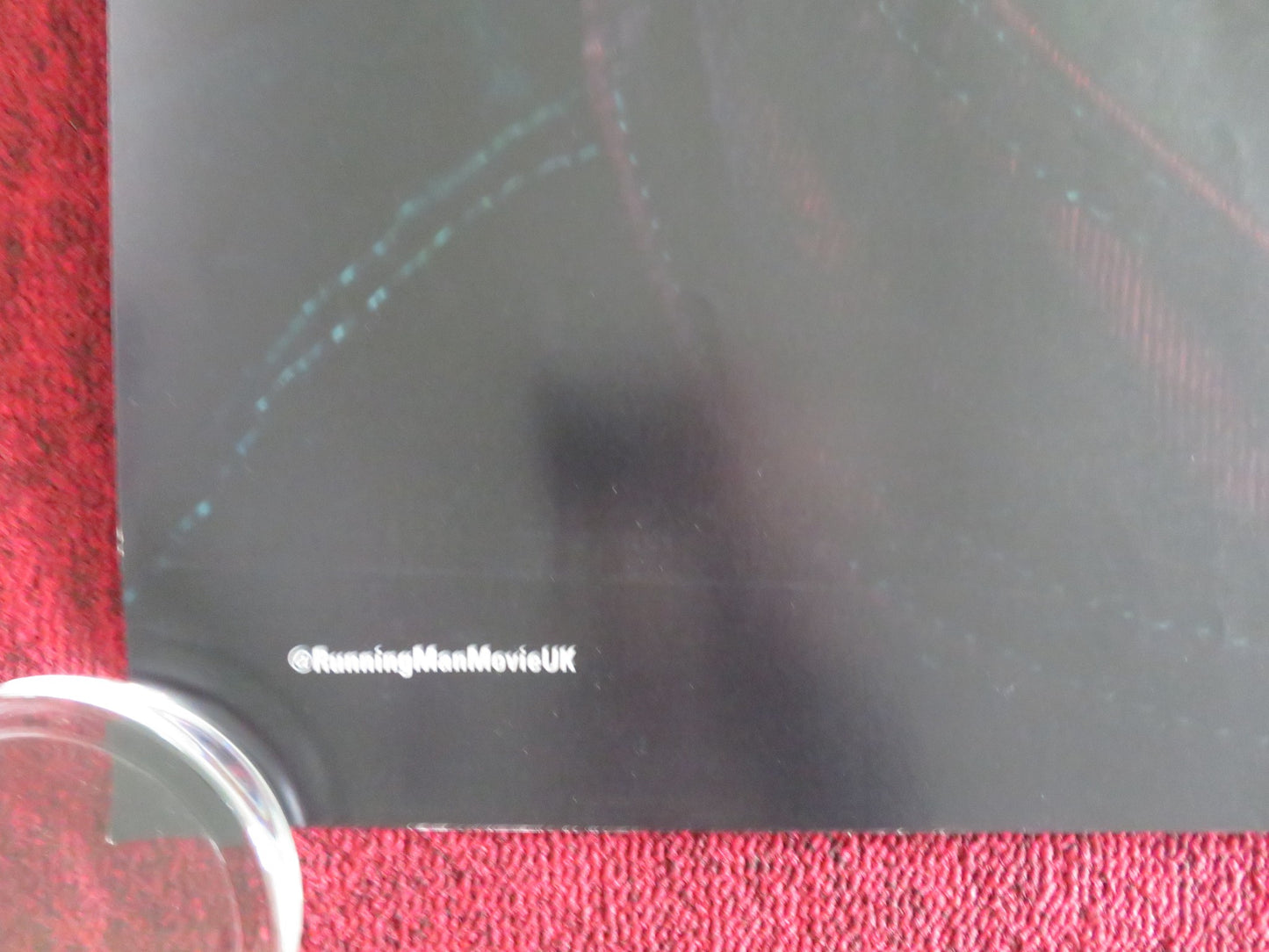 The Running Man UK Quad Rolled Poster Glen Powell Alyssa Benn 2025