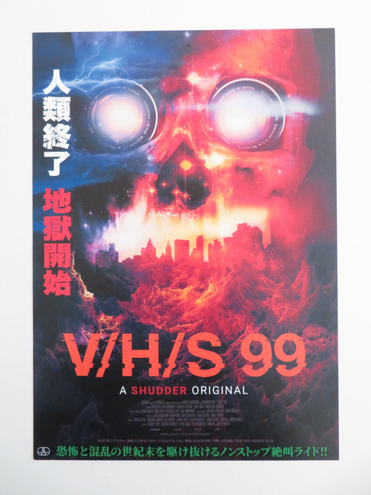 V/H/S 99 JAPANESE CHIRASHI (B5) POSTER JESSE LATOURETTE KEANUSH TAFRESHI 2022