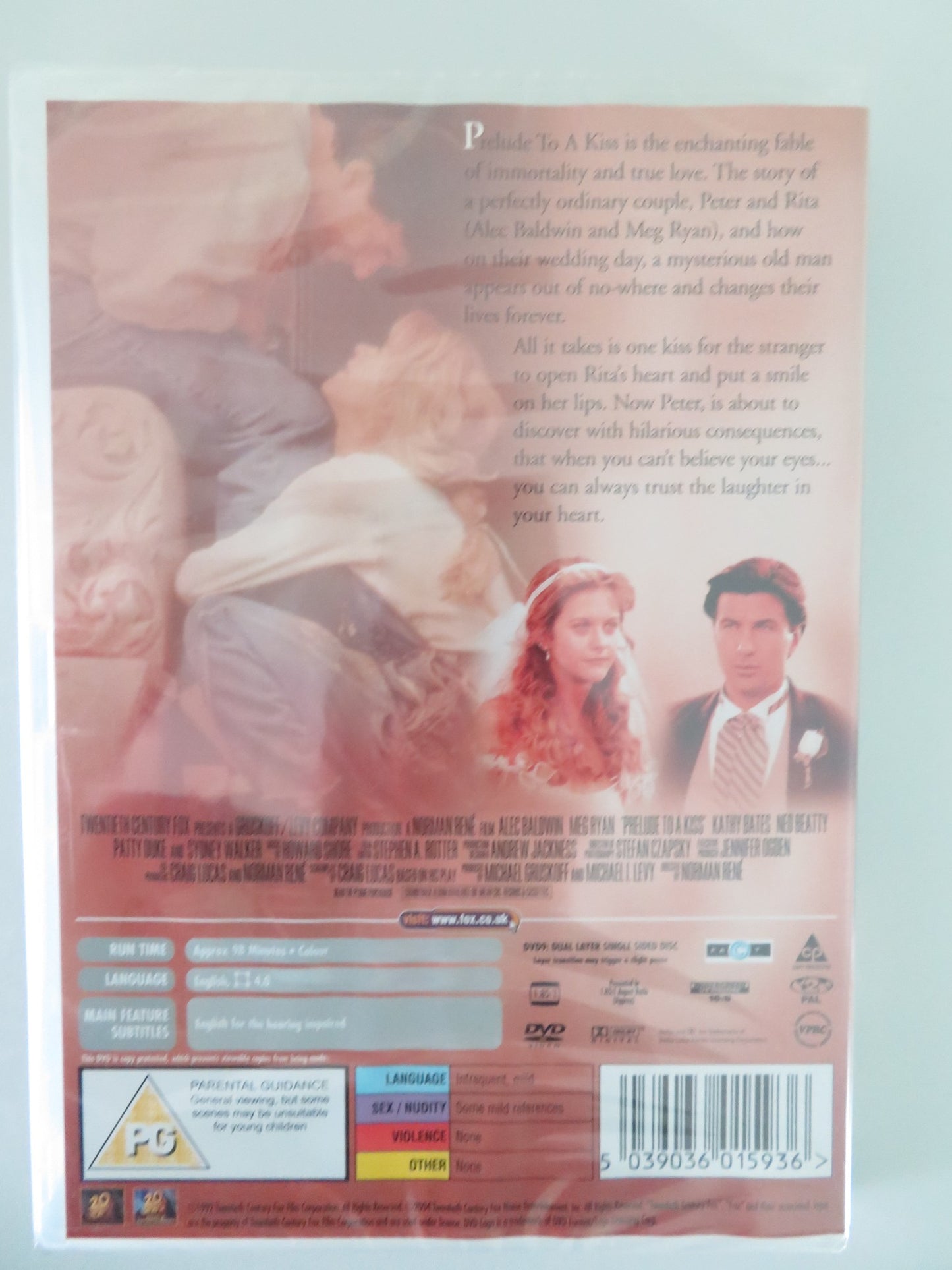 PRELUDE TO A KISS (DVD) MEG RYAN ALEC BALDWIN 1992 REGION 2 - Rendezvous Cinema
