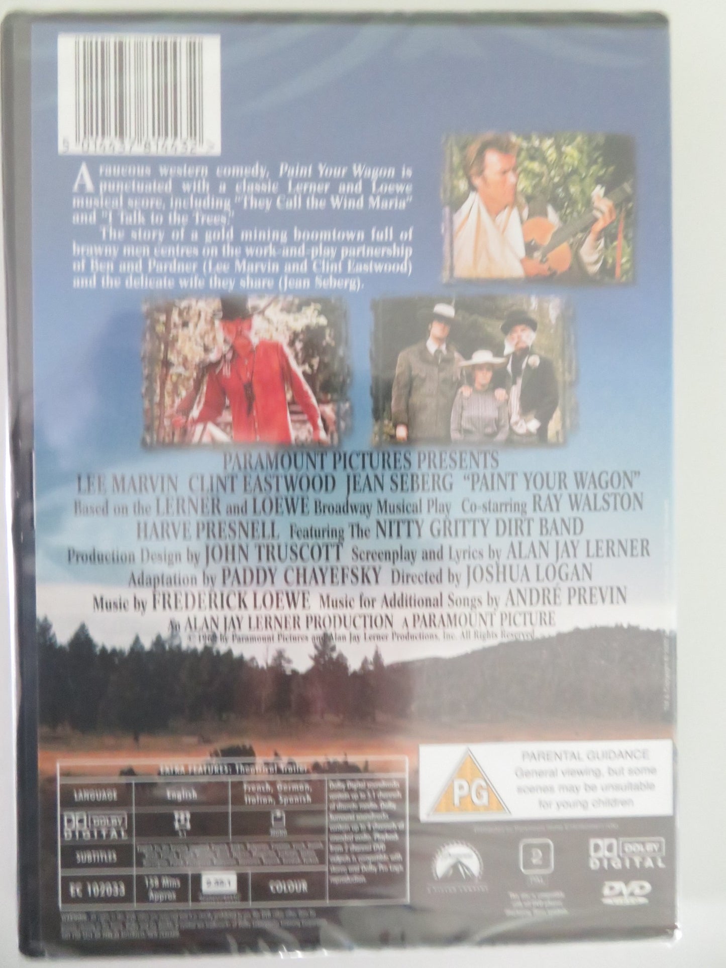 PAINT YOUR WAGON (DVD) CLINT EASTWOOD LEE MARVIN 1969 REGION 2 - Rendezvous Cinema