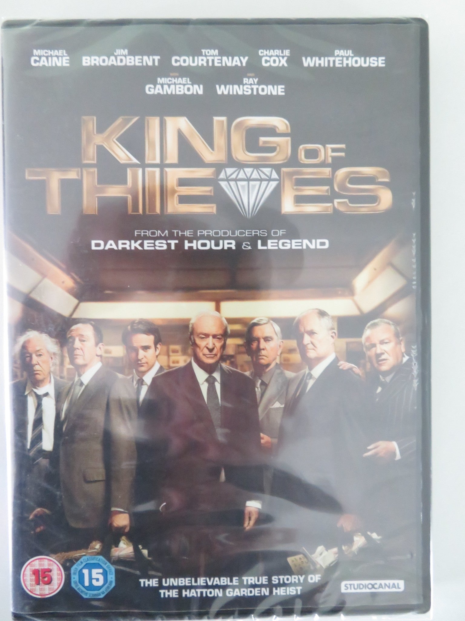 KING OF THIEVES (DVD) MICHAEL CAINE JIM BROADBENT 2018 REGION 2 - Rendezvous Cinema