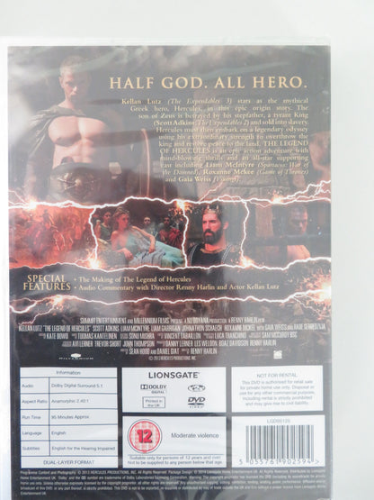 THE LEGEND OF HERCULES (DVD) KELLAN LUTZ GAIA WEISS 2014 REGION 2 - Rendezvous Cinema