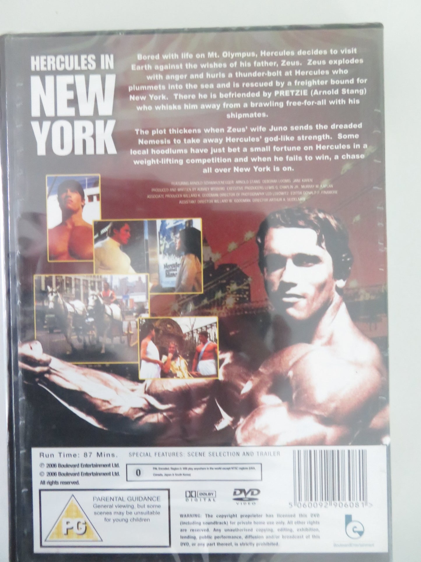 HERCULES IN NEW YORK (DVD) ARNOLD SCHWARZENEGGER ARNOLD STANG 1970 REGION 0 - Rendezvous Cinema