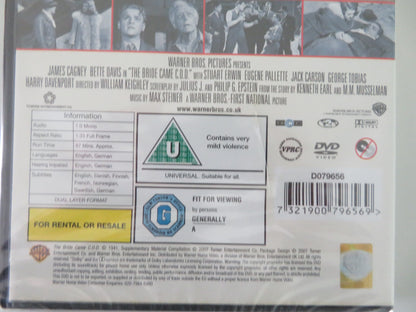 THE BRIDE CAME C.O.D. (DVD) JAMES CAGNEY BETTE DAVIS 1941 REGION 2 - Rendezvous Cinema