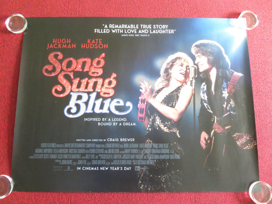 Song Sung Blue UK Quad Rolled Poster Hugh Jackman Kate Hudson 2025