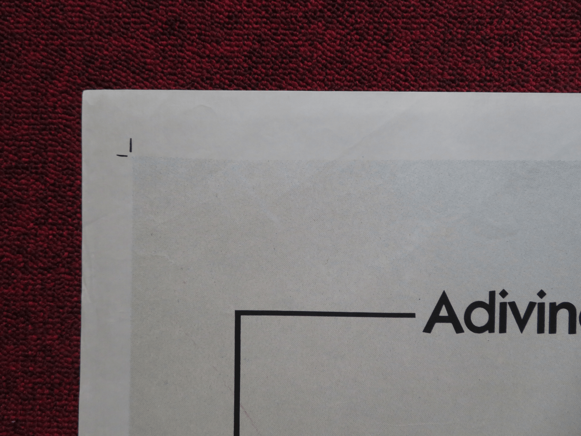 APRIL FOOL'S DAY FOLDED ARGENTINA ONE SHEET POSTER JAY BAKER PAT BARLOW 1986 - Rendezvous Cinema