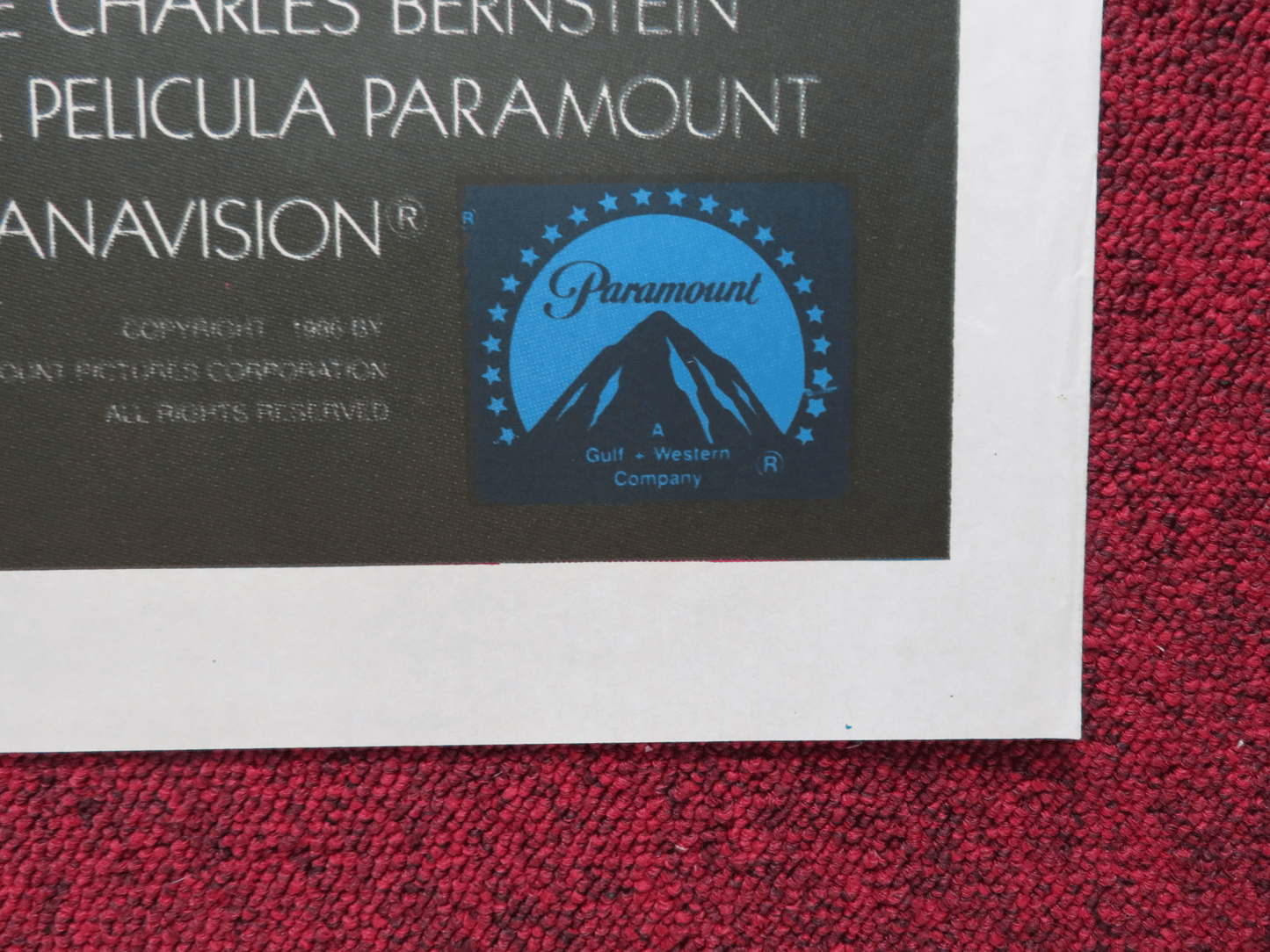 APRIL FOOL'S DAY FOLDED ARGENTINA ONE SHEET POSTER JAY BAKER PAT BARLOW 1986 - Rendezvous Cinema