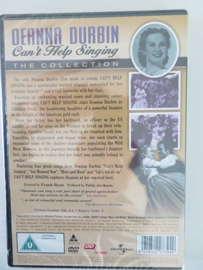 CAN'T HELP SINGING (DVD) DEANNA DURBIN ROBERT PAIGE 1944 REGION 2 - Rendezvous Cinema