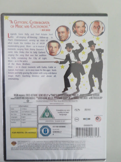 THAT'S ENTERTAINMENT PART 2 (DVD) FRED ASTAIRE GENE KELLY 1976 REGION 2 - Rendezvous Cinema