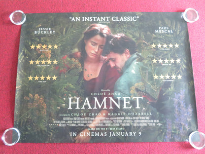 Hamnet UK Quad Rolled Poster Jessie Buckley Paul Mescal 2025