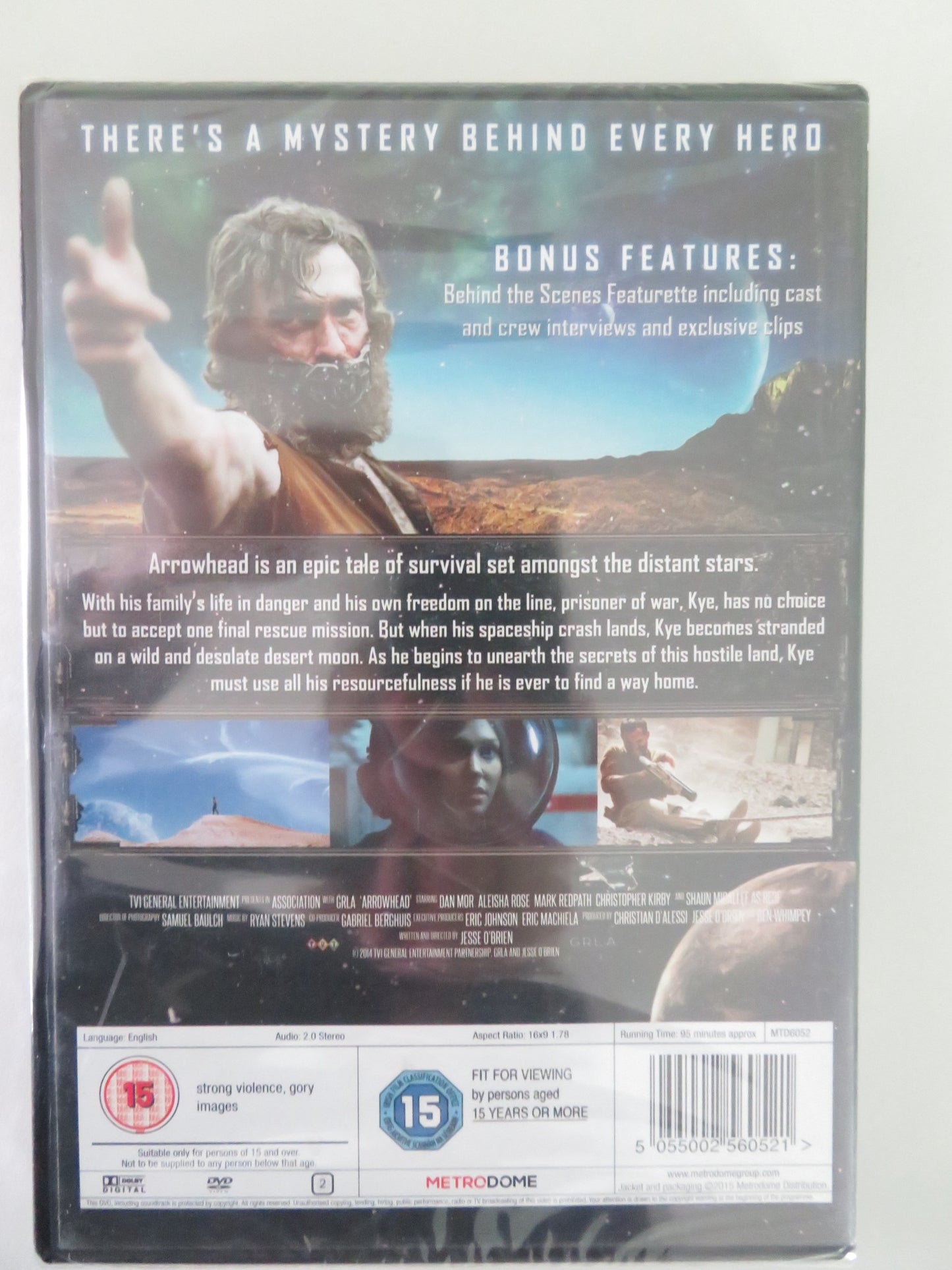 ARROWHEAD ALIEN ARRIVAL (DVD) DON MOR ALEISHA ROSE 2016 REGION 2 - Rendezvous Cinema