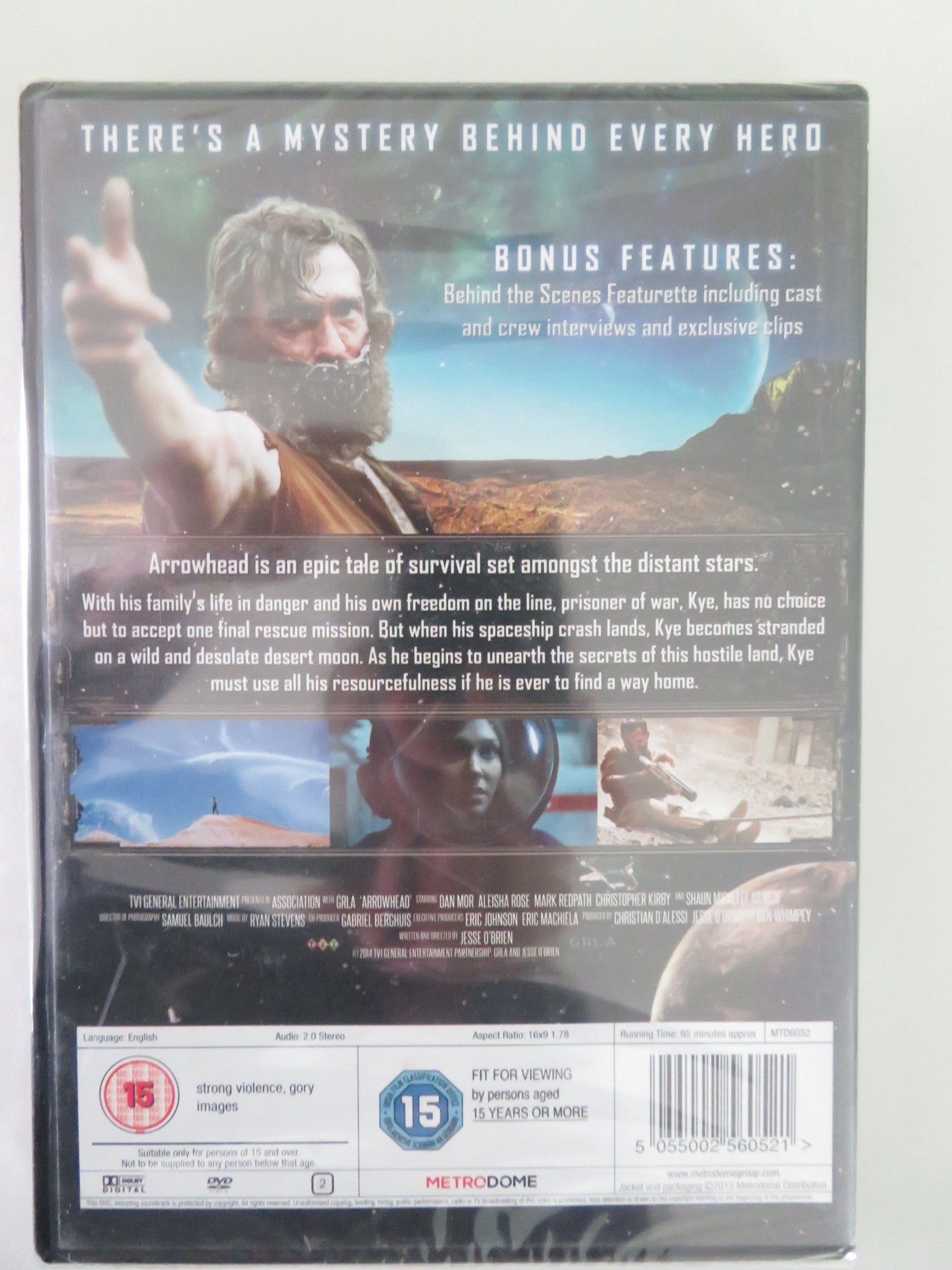 ARROWHEAD ALIEN ARRIVAL (DVD) DON MOR ALEISHA ROSE 2016 REGION 2 - Rendezvous Cinema