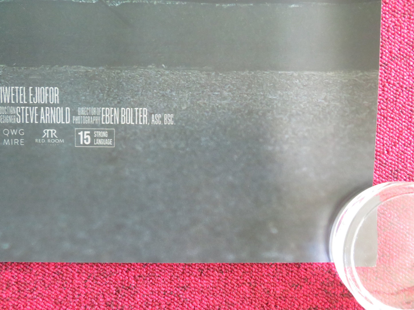 THE LIFE OF CHUCK - B UK QUAD ROLLED POSTER STEPHEN KING TOM HIDDLESTON 2024