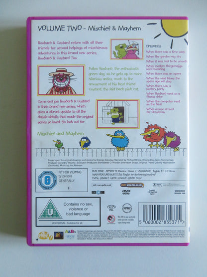 ROOBARB AND CUSTARD 2 - VOLUME TWO MISCHIEF AND MAYHEM (DVD) 2005 REGION 2