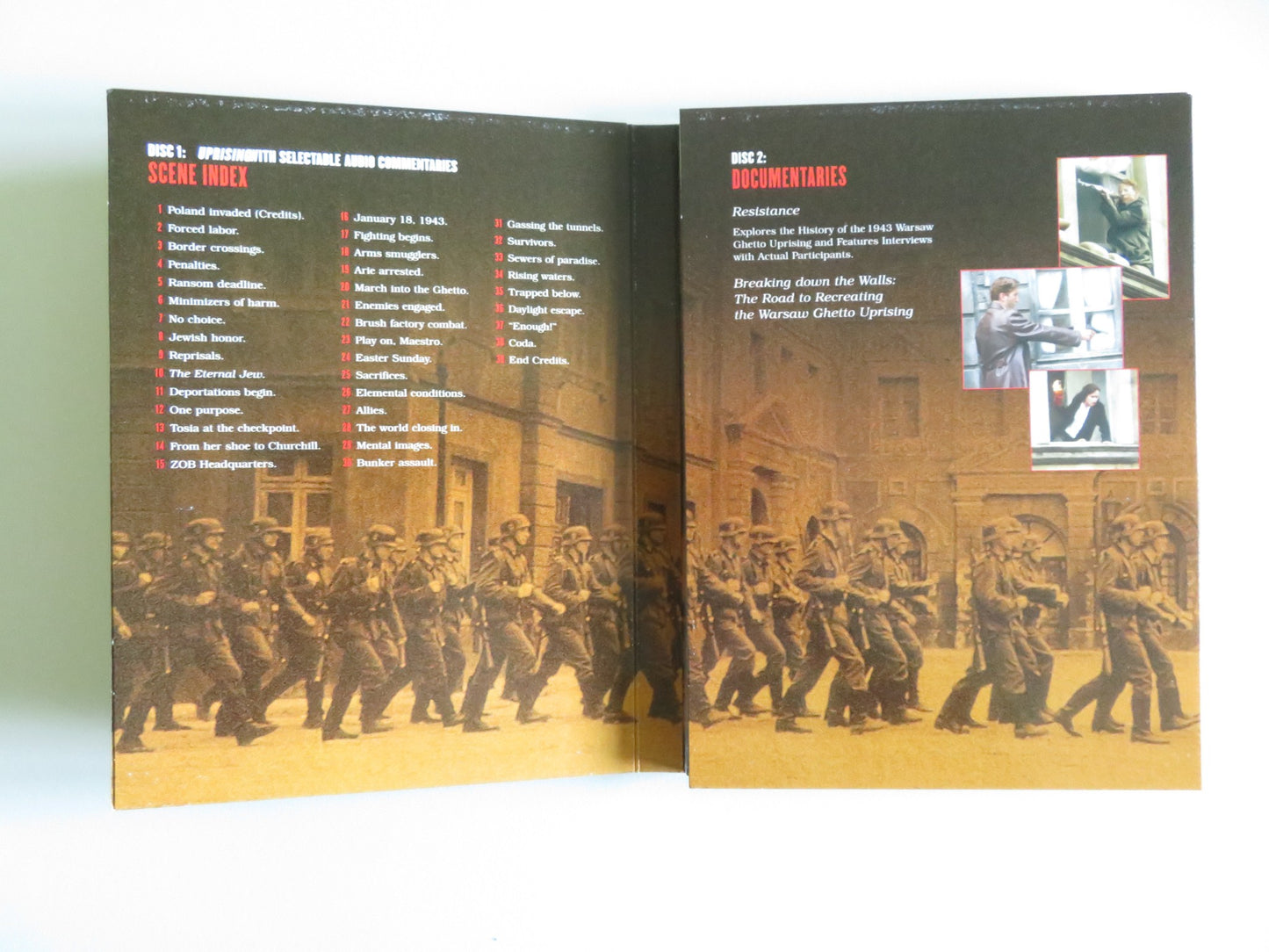 UPRISING (DVD) DAVID SCHWIMMER DONALD SUTHERLAND HANK AZARIA 2001 REGION 2