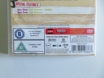 ANIMALS UNITED (DVD) JAMES CORDON STEPHEN FRY 2010 REGION 2