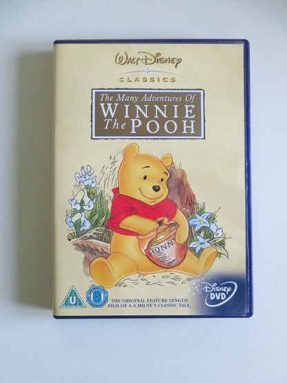 THE MANY ADVENTURES OF WINNIE THE POOH (DVD) DISNEY S. HOLLOWAY 2002 REGION 2