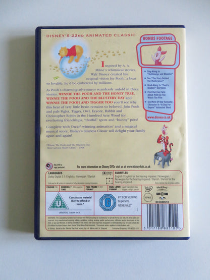 THE MANY ADVENTURES OF WINNIE THE POOH (DVD) DISNEY S. HOLLOWAY 2002 REGION 2
