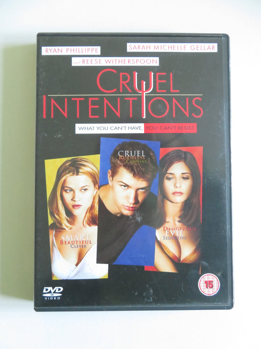 CRUEL INTENTIONS (DVD) SARAH MICHELLE GELLAR REESE WITHERSPOON 1999 REGION 2