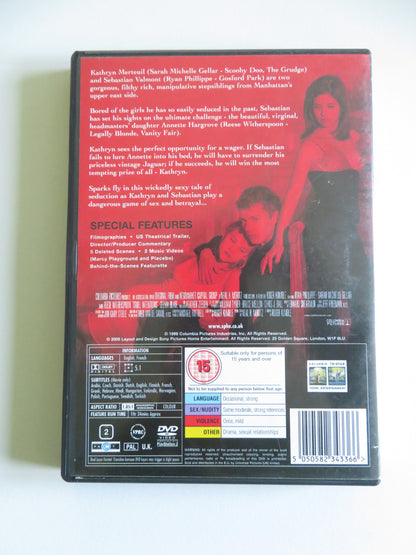 CRUEL INTENTIONS (DVD) SARAH MICHELLE GELLAR REESE WITHERSPOON 1999 REGION 2