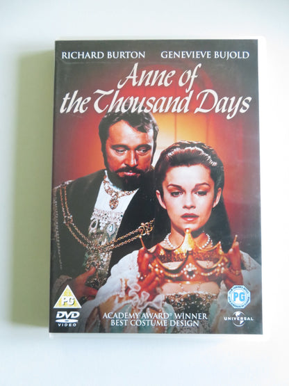 ANNE OF THE THOUSAND DAYS (DVD) RICHARD BURTON GENEVIEVE BUJOLD 1969 REGION 2,4