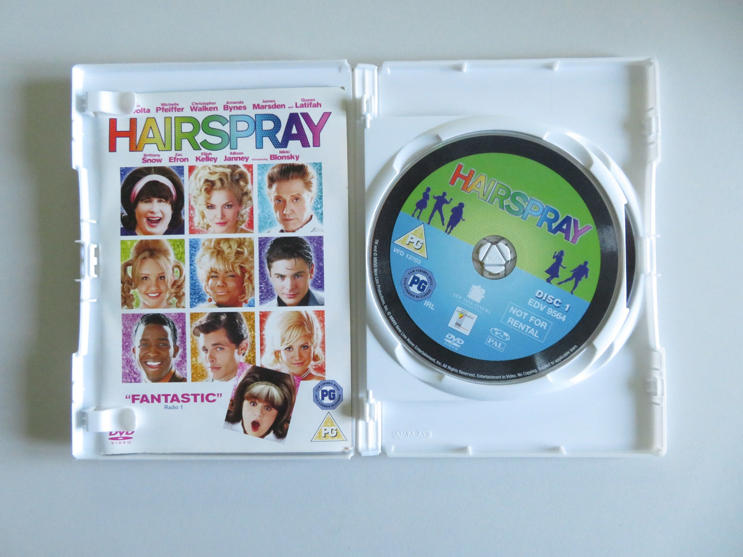 HAIRSPRAY - C (DVD) JOHN TRAVOLTA MICHELLE PFEIFFER 2007 REGION 2