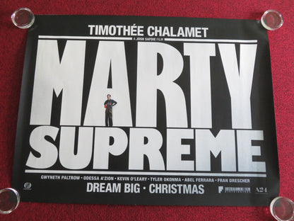 Marty Supreme - A UK Quad Rolled Poster Timothee Chalamet Gwyneth Paltrow 2025