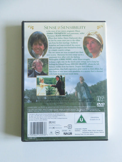 SENSE AND SENSIBILITY (DVD) EMMA THOMPSON ALAN RICKMAN 1995 REGION 2