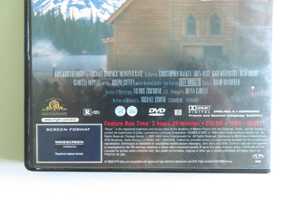 HEAVEN'S GATE (DVD) KRIS KRISTOFFERSON CHRISTOPHER WALKEN 1980 REGION 1